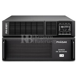 SAI 10.000 VA/10.000 W | Phasak Online Rack PH 9301